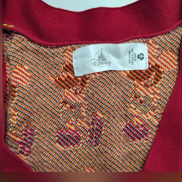 Disney Women's Red Cardigan with Mickey Mouse Pattern - Picture 3 of 8